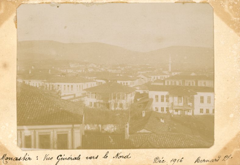 Macedonia Bitola Monastir view from North 1916 photo