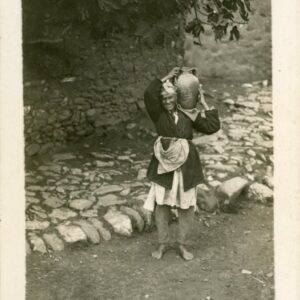 Greece Macedonia Woman Carrying Water 1916