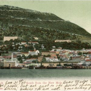 Gibraltar South from the New Mole 1906 to Hull
