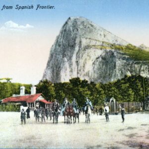 Gibraltar Rock from Spanish Frontier