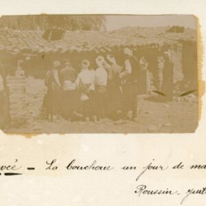 Greece Kentrika Snevce Butcher Shop 1916 photo