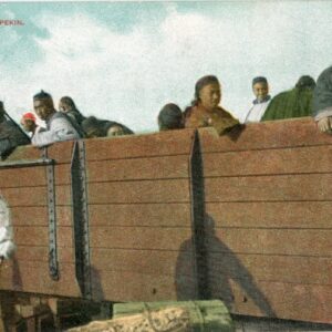 China Third Class Train to Pekin 1908