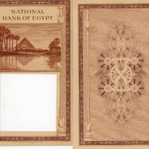 National Bank of Egypt promo cards by Bradbury Wilkinson