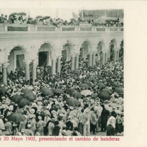 Cuba Cienfuegos Changing of the Flags 1902