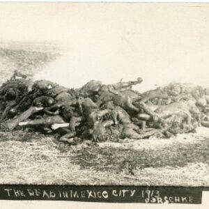 Mexico 1913 Coup Burning the Dead
