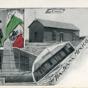 Mexico Tijuana multi view and Flag