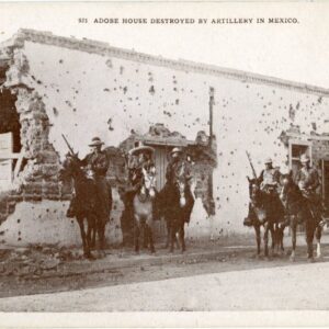 Mexico Adobe House Destroyed by Artillery