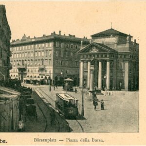 Italy Trieste Stock Exchange Square Tram