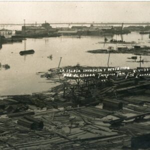 Mexico Tampico Flooded and Destroyed by Cyclone