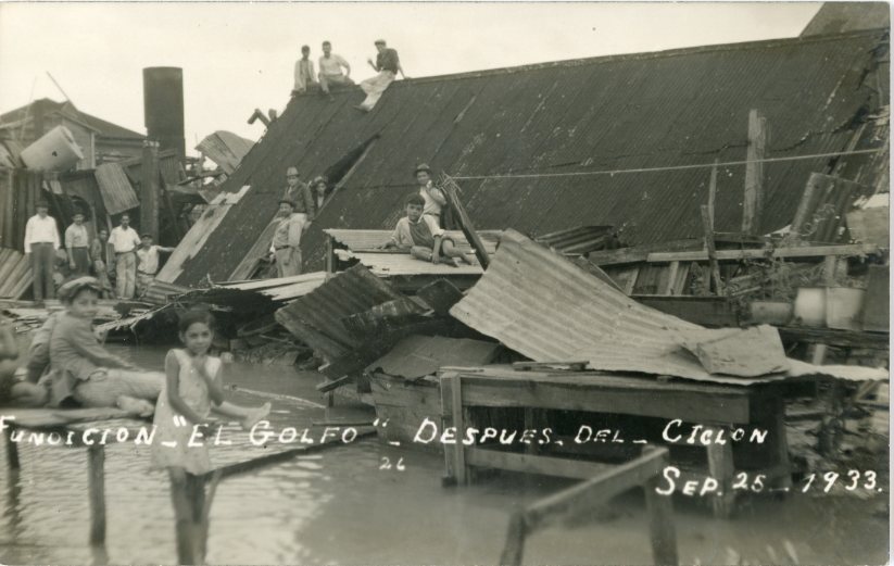 Mexico El Golfo after Cyclone 1933