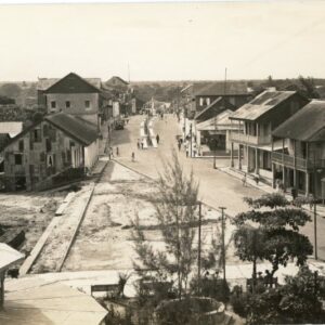 Mexico Main Street of Town