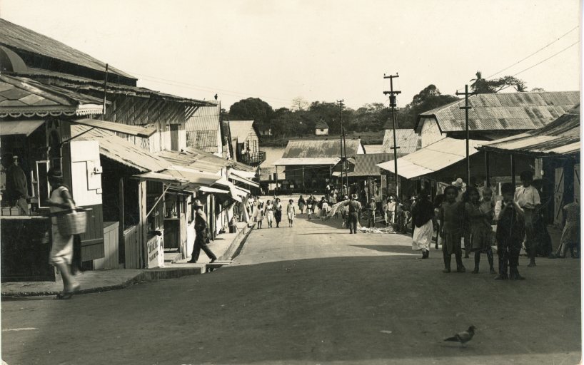 Mexico Shopping Street of Town