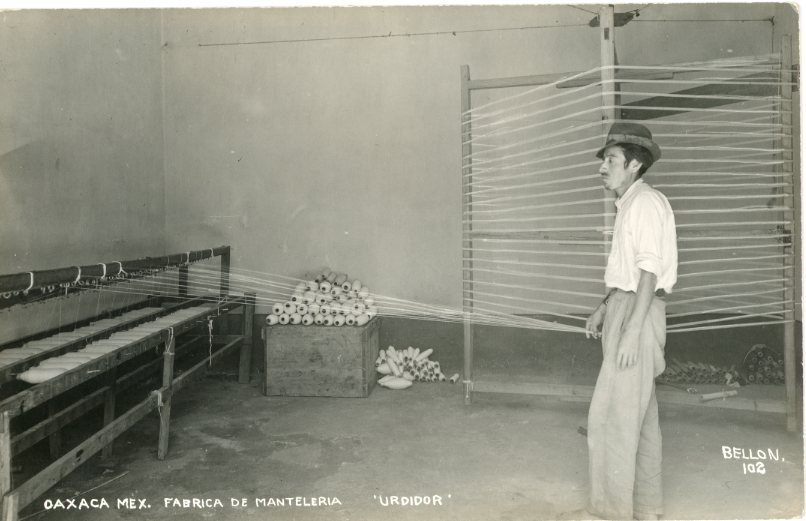 Mexico Oaxaca Urdidor Table Linen Factory