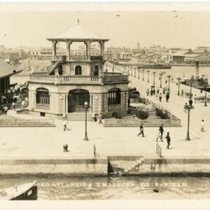 Mexico Veracruz Kiosko Atlantida and Malecon de Sanidad