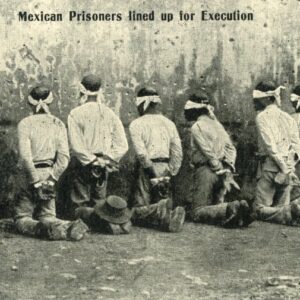 Mexico Mexican Prisoners lined up for Execution