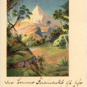 Mexico Pico de Orizaba Volcano art card