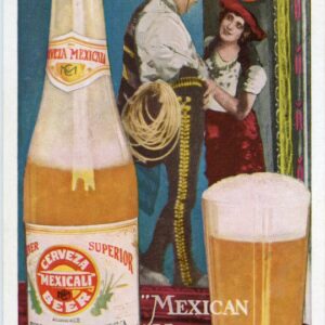 Mexico Cerveza Mexicali Beer postcard