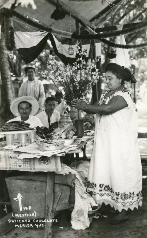Mexico Merida Yucatan Mestiza Woman