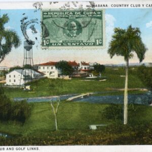 Cuba Country Club and Golf 1928 to Czechoslovakia