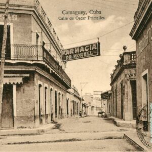 Cuba Camaguey Oscar Primelles Street Pharmacy 1928 to Zurich