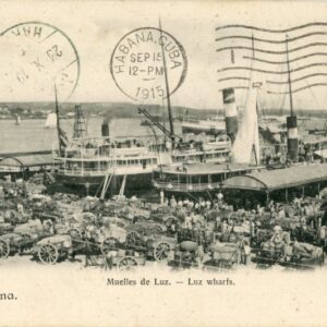 1915 Cuba Havana Luz Wharfs to Harar Ethiopia