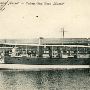 Cuba Gun Boat Maceo 1915 to Paris