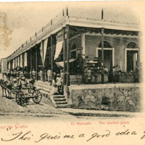 Santiago de Cuba Market Place 1901 to Scotland