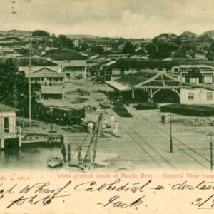Santiago de Cuba view from Wharf 1901 to Scotland