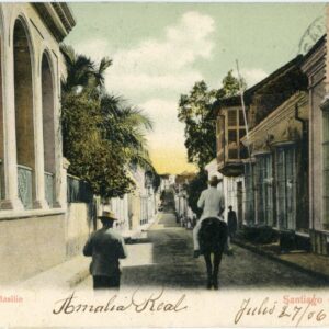 Santiago de Cuba San Basilio Street 1906 to Austria