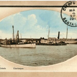 Cuba Cienfuegos Docks 1914 to Newport Engand