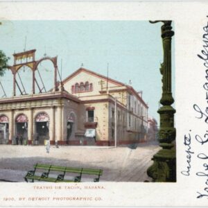 Cuba Havana Tacon Theatre 1902 to France