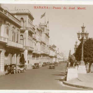 Cuba Havana Paseo de Jose Marti photocard