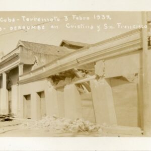 Santiago de Cuba 1932 Earthquake Cristina and San Francisco to Sweden