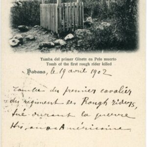 Cuba Tomb of First Rider Killed 1902 to Louvain