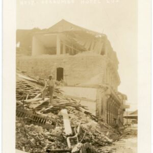 Santiago de Cuba 1932 Earthquake Hotel Luz to Sweden