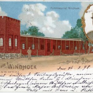 Namibia German SWA Gruss aus Windhoek 1898 used in Germany