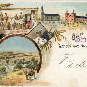 Namibia German SWA Gruss aus Otjimbingwe 1899 to Wien
