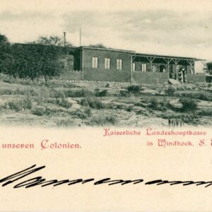 Namibia German SWA Windhoek Imperial Treasury 1899 to Treuenbrietzen