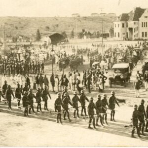 Namibia SWA British Soldiers Parade