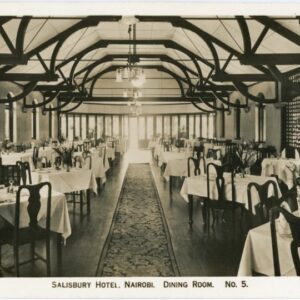 Kenya Nairobi Salisbury Road Dining Room