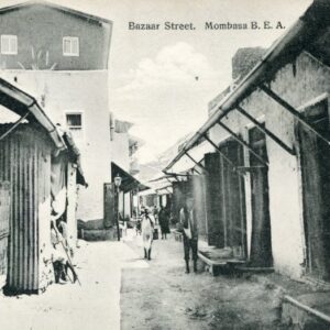 Kenya Mombasa Bazaar Street 1911 to England