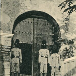 Kenya Mombasa Gate of Fort Guards