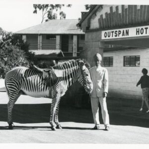 Kenya Zebra and Outspan Hotel photocard