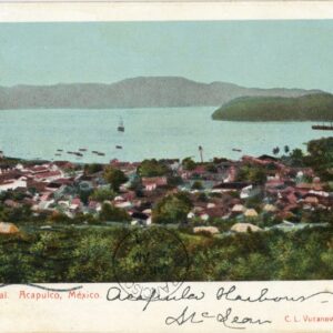 Mexico Acapulco 1907 via Chilpancingo to USA