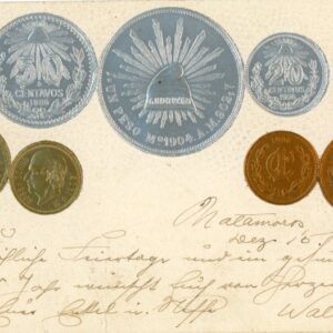 Mexico Coins Embossed 1911 to Leipzig