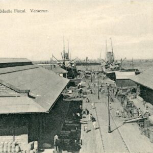 Mexico Veracruz Entrance to Custom Wharf