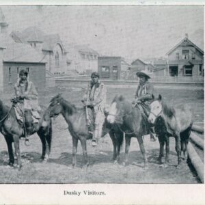 Mexico Indigenous on Horse Back Court Card