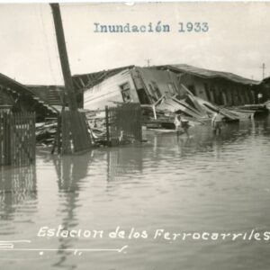 Mexico Tampico 1933 Railway Station Flood