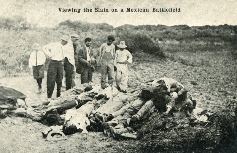 Mexico Revolution Massacre on a Battlefield