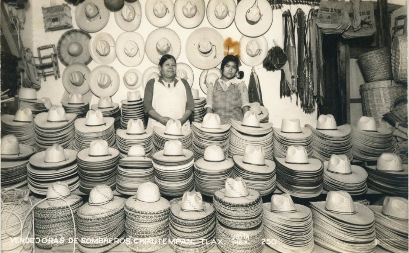 Mexico Chiautempan Hat Sellers